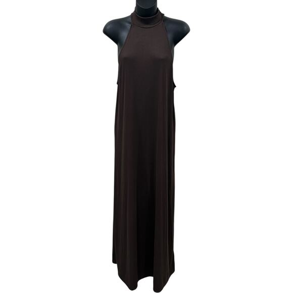 Free People Salina Maxi In Dark Brown - Picture 6 of 8